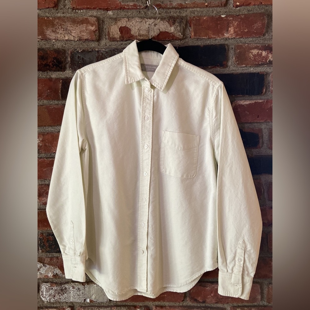 Everlane The Relaxed Oxford Shirt - Light Green